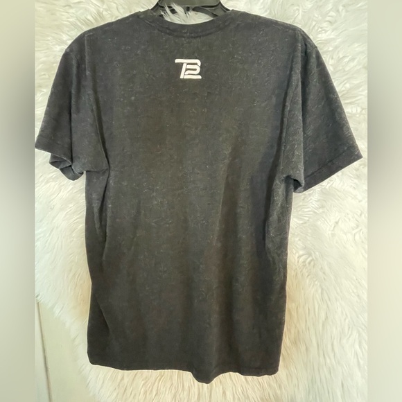 Brady Brand “LFG TB12” Wordmark Men’s Short Sleeve Black Crew Neck T-Shirt. Med. - Picture 2 of 8